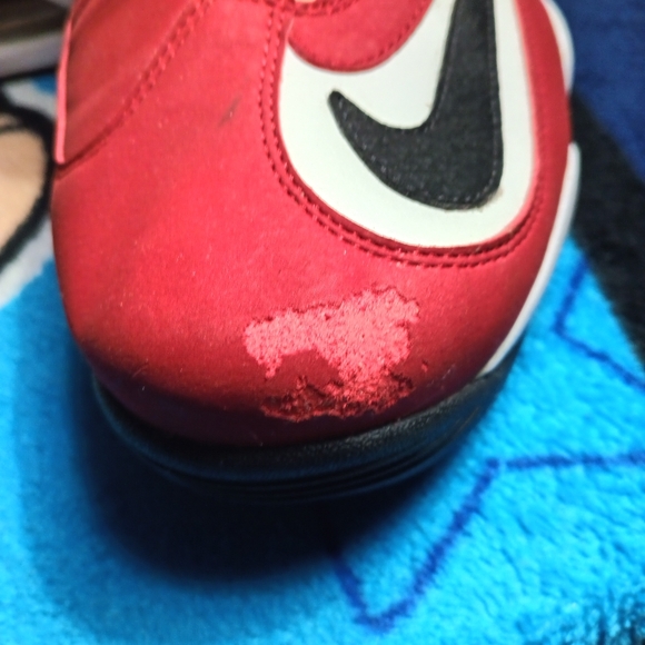 Griffey Air Max Cincinnati Reds sz 10.5 DAMAGED SEE PICS - Picture 6 of 8